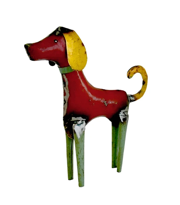 Reclaimed Metal Red Dog