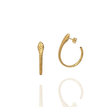 Matthias Dorbath, Snake Hoop Earrings