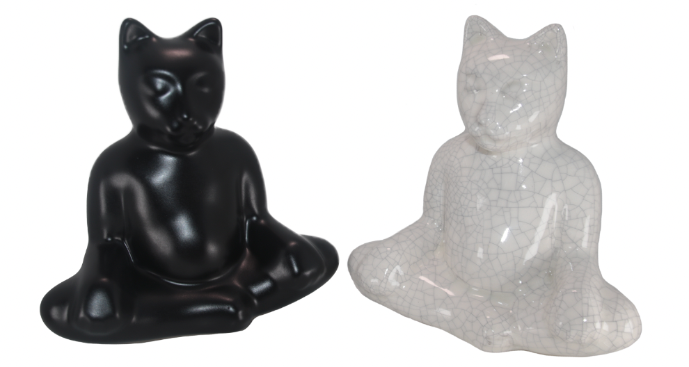 Gary Steinborn, Ceramic Medium Buddha Cats