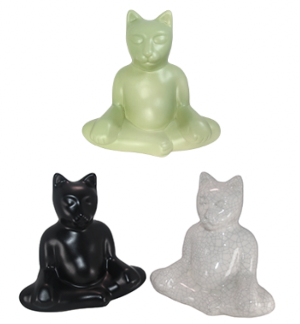 Gary Steinborn, Ceramic Medium Buddha Cats