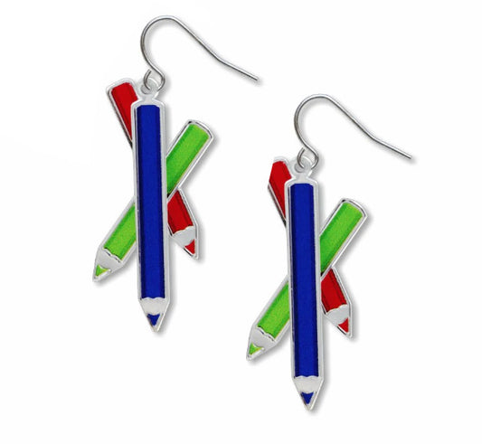 David Howell, Colored Pencil Earrings