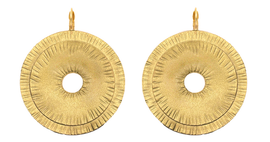 Aristotelis Zoupas, Dramatic Disc Earrings