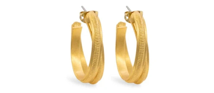 Aristotelis Zoupas, Double Hoop Earrings