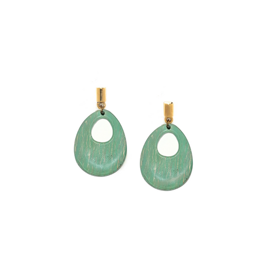 Jean-Daniel Christin, Papaya Wood Earrings