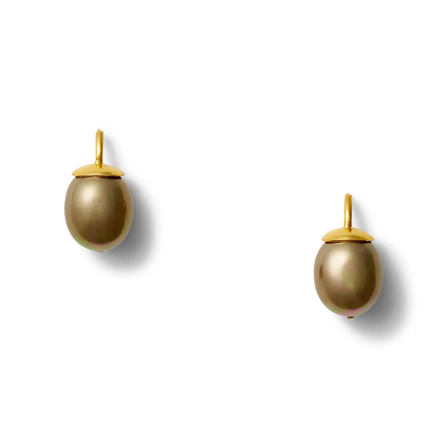 Catherine Canino, Large Egg Pearl Earrings