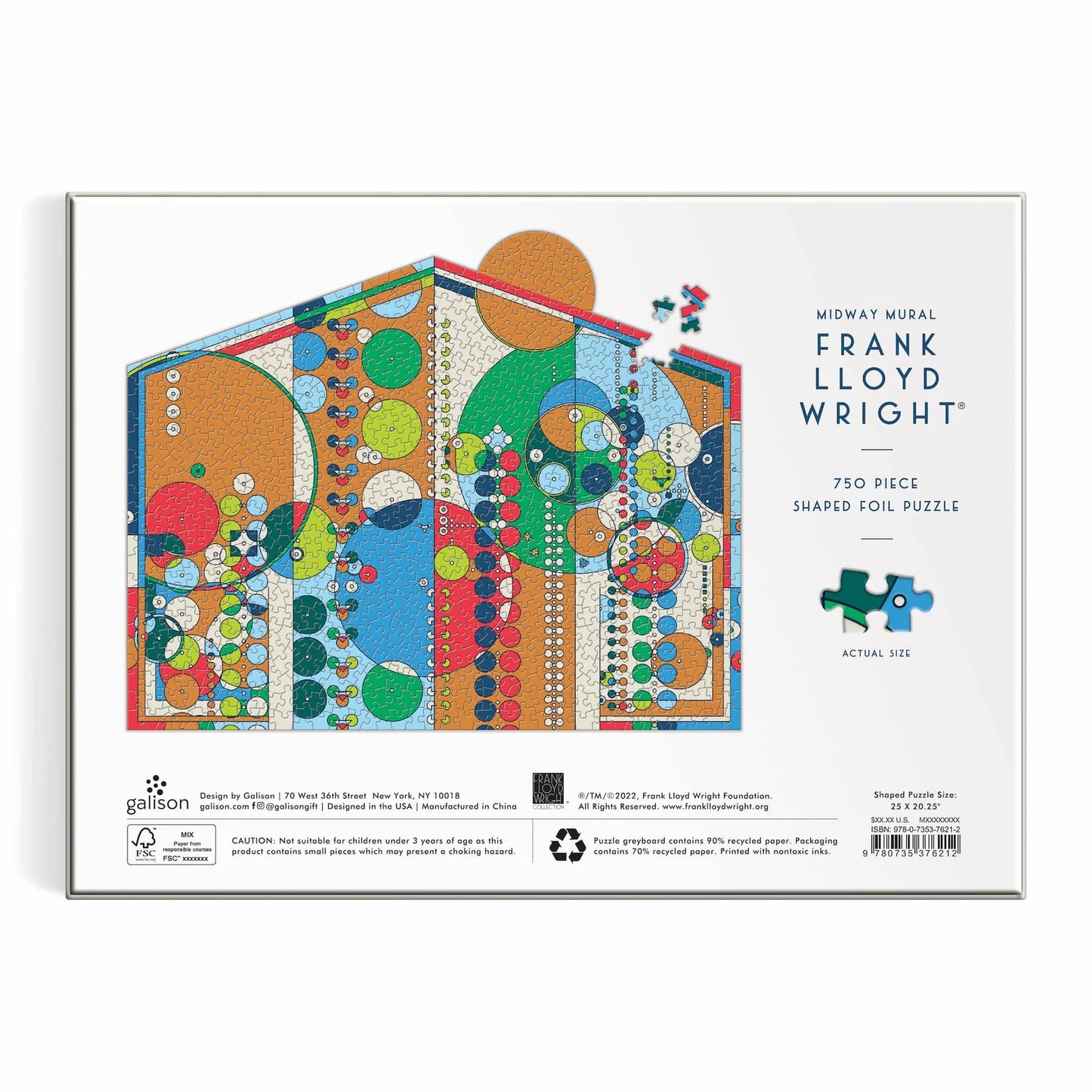 Frank Lloyd Wright, Midway Mural Puzzle