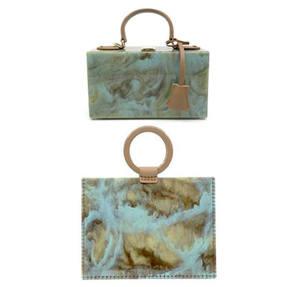 Lorraine Sayer, Handbag - Green Marble