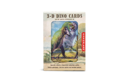 3-D Dinosaur Playing Cards