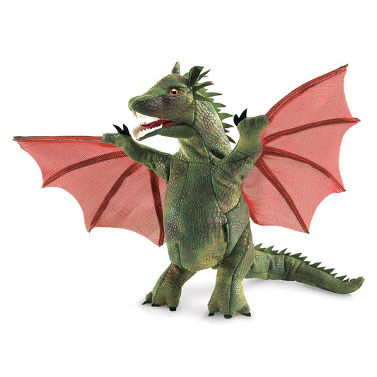 Folkmanis Puppet, Winged Dragon