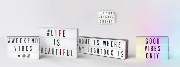My Cinema Lightbox 8 x6 White/White - Mini Cinema Lightbox, Personalized Light  Box Sign, 8x6 (DIN A5) - Kroger